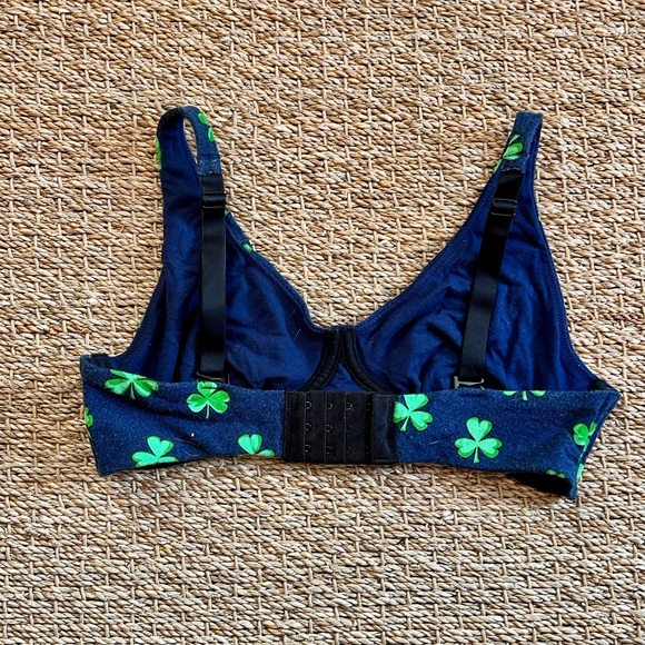 Set of 3 Novelty Print Bralettes / Lounge Bras - Picture 11 of 16